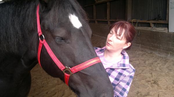 Cuddles with mum