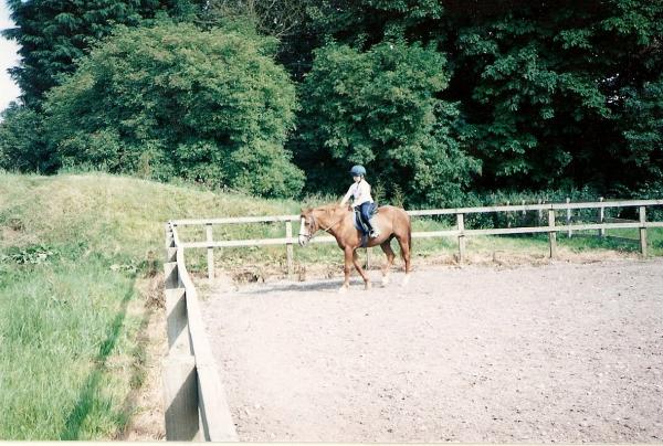 first ever canter on Flicker, around 7/8 years ago